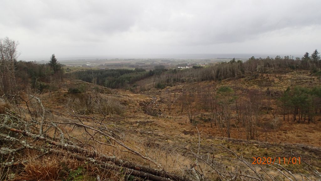 Sør-vestover fra Skeibrokrøysa.
